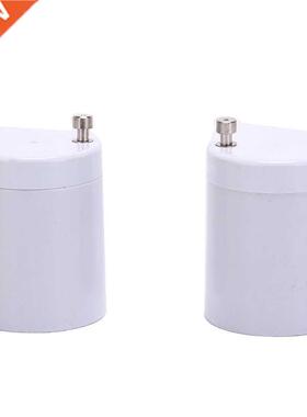2pcs X GU24 to E27/E26 White LED Light Lamp Bulb Adapter Ho
