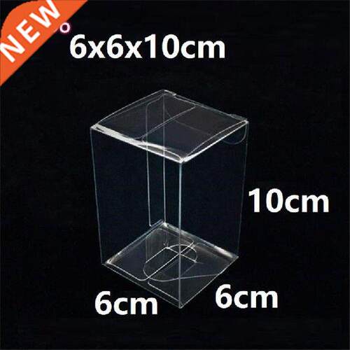 6*6cm Transparent Foldable Dsplay Clear Packagng PVC Box