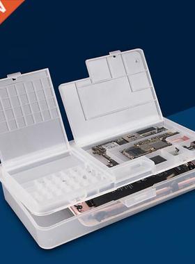 Clea lastic Oze Containe Stoage Box Double Laye C