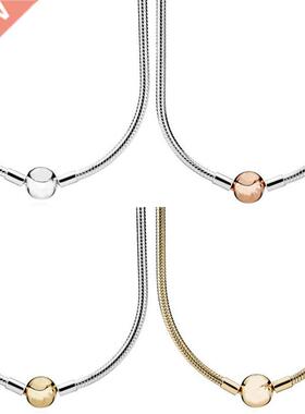 Original Moments Lobster Ball Clasp Smooth Snake Chain Neckl