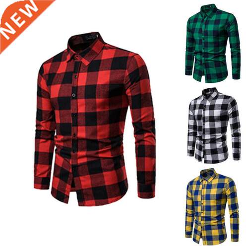 Plaid Shirt 2022 New Autumn Winter Flannel Red Checkered Shi