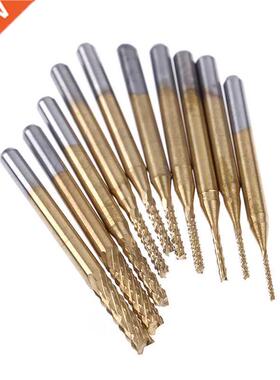 10pcs 3.175 Dia CNC End Mill Cutter Mini PCB Carbide Router