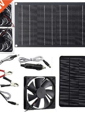 Solar Panel Fan Kit Gable Roof Vent Fan With Solar Panel