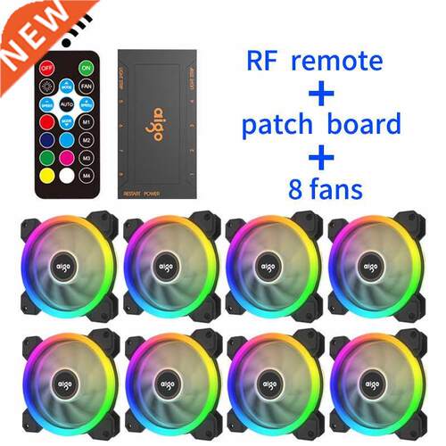 DR12 PC Case Cooler Fan 120mm Fan Rgb Fan Quiet IR Transpare
