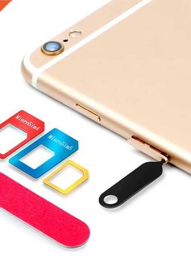 5 In 1 Pin Nano Card SIM Card Adapter Converter Fitting Micr