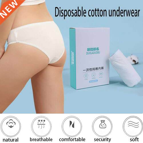 White cotton disposable underwear maternal pregnant women po
