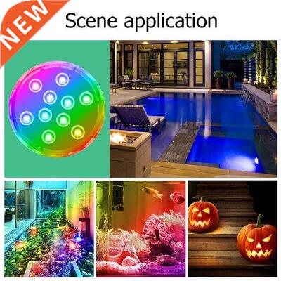 RGB Submersible LED Underwater Light Fish Tank Pond Spa