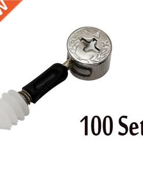 100sets Furniture Connecting Fitting Bolt Screw 6Mm Male Th