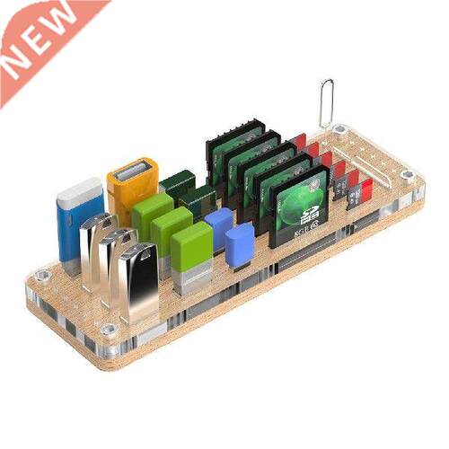 Wooden Storage Holder 25 Slots For USB