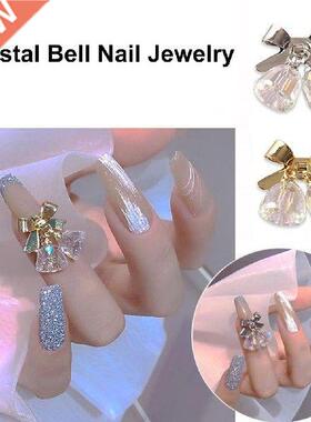 Nail Bell Decor Exquisite Workmanship Bow-knot Transparent