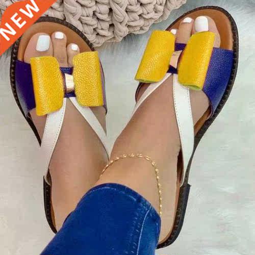Sandals oes Women 2022 New Soft Butterfly-Knot Women's o
