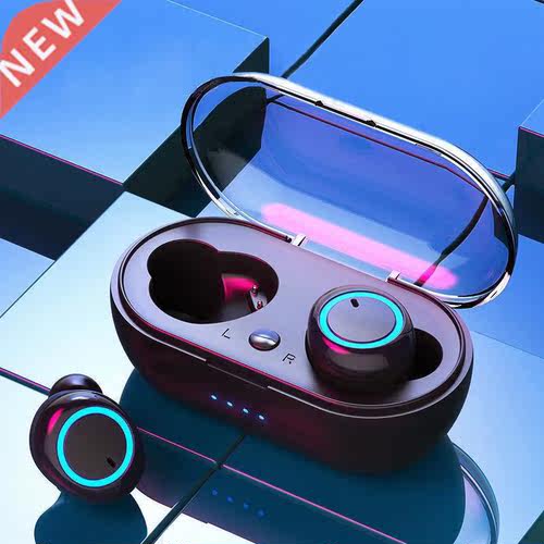 New TWS Wireless Bluetooth 5.0 Earphone Touch Control 9D Ste