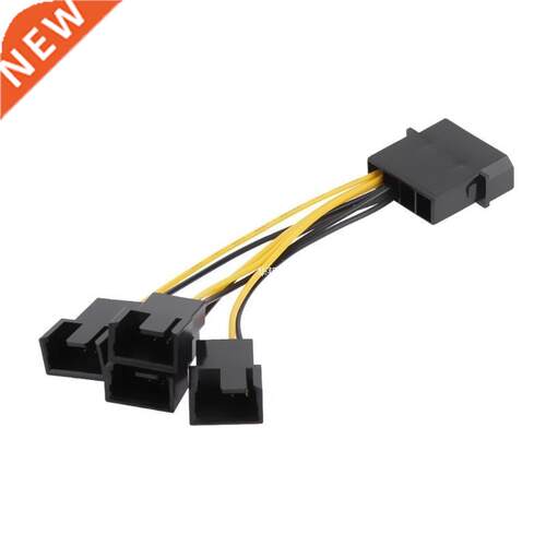 D-Port Computer CPU PC Case Fan 3Pin Fan Cable 1 to 4 Ways P
