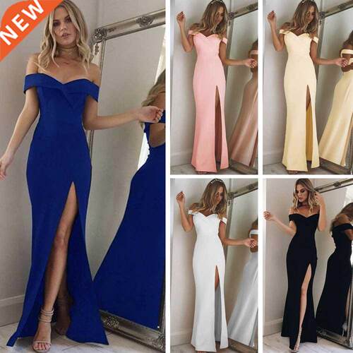 Summer New Fashion Basic Vest long Dress Women Back Split Dr