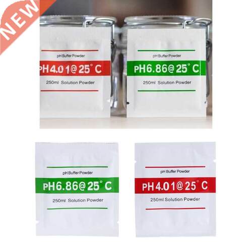 20 Pcs PH Buffer Solution Powder PH For Test Meter Measure C