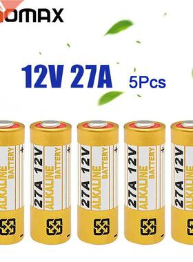 5pcs/pack alkaline dry battery 27A 12V remote key disposable