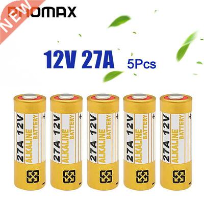 5pcs/pack alkaline dry battery 27A 12V remote key disposable