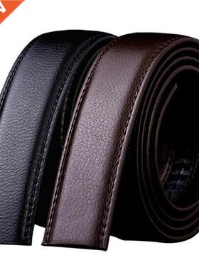 Fashion coffee Belt for Men's designer Automatic Buckle Pu L