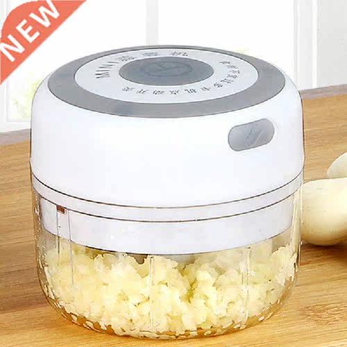 100ML Mini Garlic Grinder Electric Garlic Chopper Cordless
