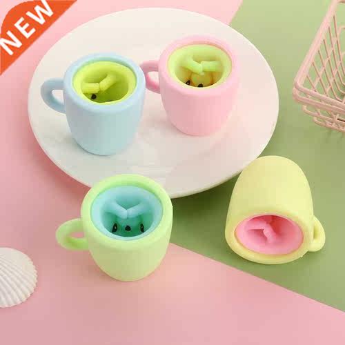 1 Pc Sress Anxiety Relief Mug Cup Squeeze Evil Squirrel Cup
