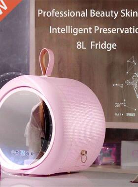 8L Beauty Mini Fridge Touch Screen Temperature Display With