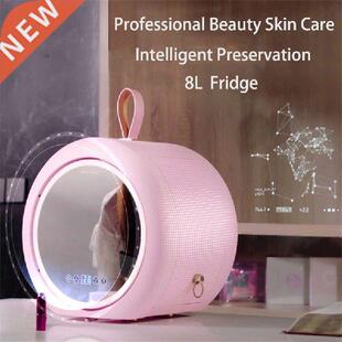 8L Beauty Mini Fridge Touch Screen Temperature Display With