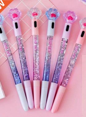 Simple Girl Heart Vibrato Net Red Gel PenCute Magic Pen Stud