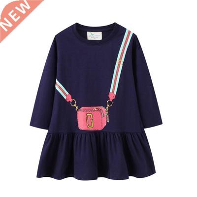 Jumping Meters Princess Girls Dresses For Autumn Winter Chil