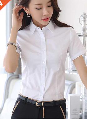 Korean Fashion Women Button Up Shirt Elegant Women COTTON Bl