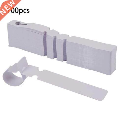 100 Pcs White Plastic Plant Tree Tags Nursery Garden Lables