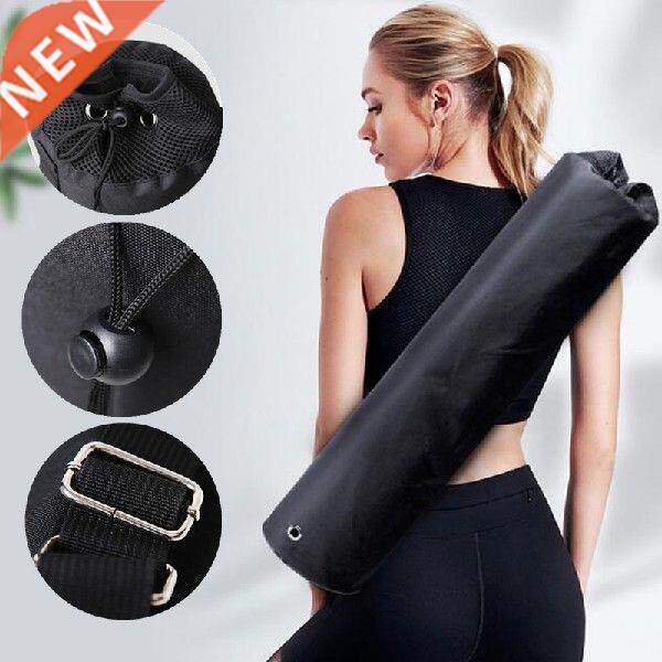 Outdoor Portable Black Yoga Mat Bag One Shoulder Gym Sports图片