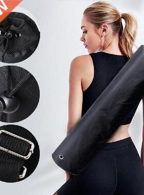 Outdoor Portable Black Yoga Mat Bag One Shoulder Gym Sports