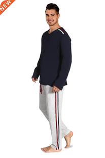 Men 'S Pajama Set Soft Comfortable Spring Autumn Winter