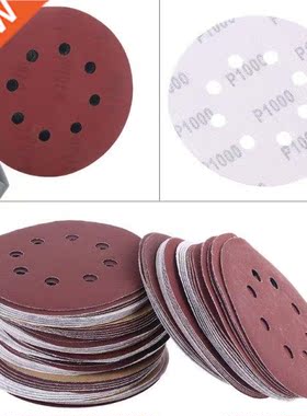 100 Pcs 8 Holes Sanding Discs Hook and Loop 1000 1200 1500 2