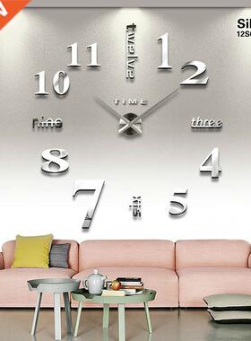 quartz new home decoration acrylic mirror large wall clock