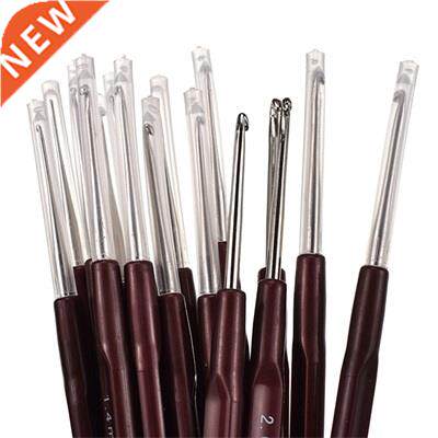1pc Crochet Hooks with Plastic Handle High Quality Micro