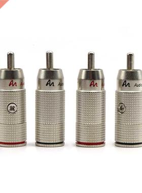 4pcs Audio Note AN-PX Rhodium plated RCA plug , audio RCA co