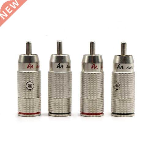 4pcs Audio Note AN-PX Rhodium plated RCA plug , audio RCA co