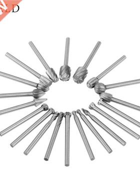 20Pcs Woodworking Tools 3mm Shank HSS Router Bit Rotary Burr