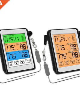 Dual Probe Digital Meat Thermometer for Kitchen Oven with