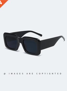 Vintage Fashion Square Sunglasses Women Men Luxury Brand Des