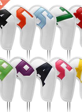 Golf iron covers golf club head covers of various colors and