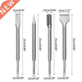 51BD 4 Pcs SDS PLUS- Chisels Set 250mm Flat Chisel Electric