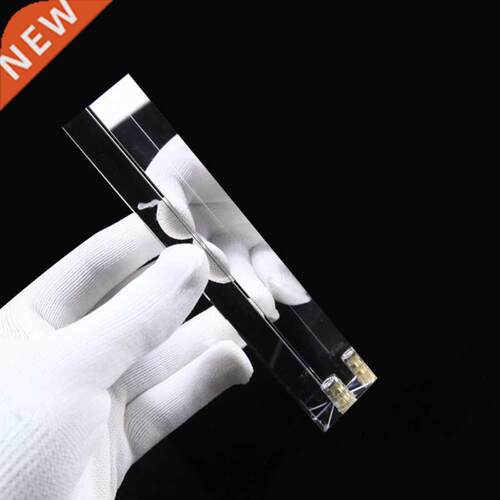 K9 Optical Glass Crystal Prism with Stand & 1/4 inThread