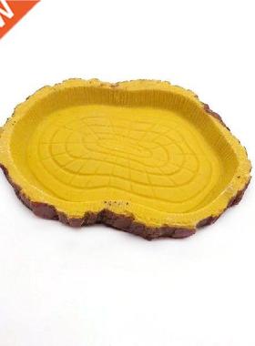 1Pcs Resin Aquarium Pet Reptile Feeder owl asin Food