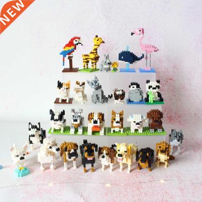 Wisehawk diamond mini building blocks animal toy bag buildin