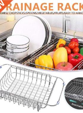 Expandable Dish Drying Rack Over Sink Dish Rack Shelf with