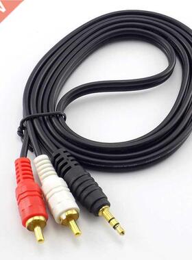 1.35-10M 3.5mm Male Jack to AV 2 RCA Male extension Cable 适