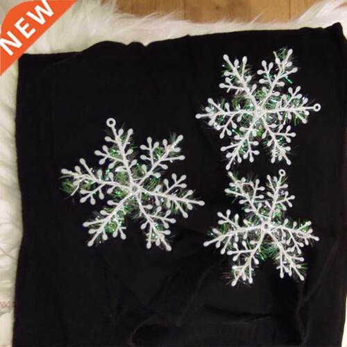 30Pcs Christmas White Snowflake Decor For home Hanging Penda