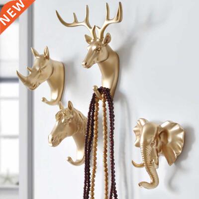 Wall Hanging Hook Deer Antlers Wall Coat Rack For Clothes Se